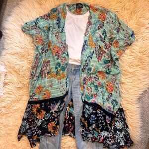 Angie Multicolor Floral Wrap